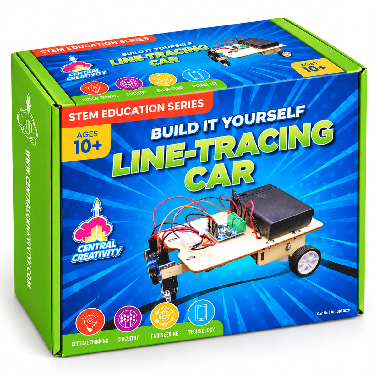 The Line Tracing Car retail box.