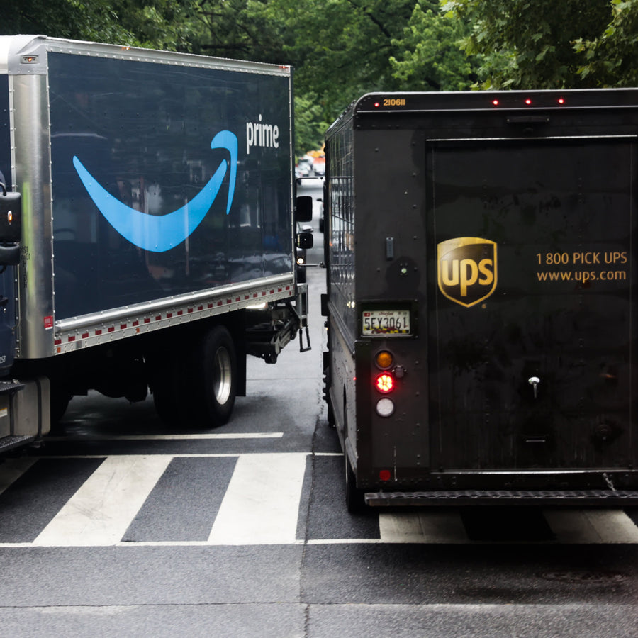 Delivery and logistics vehicles of the kind that use the routing and sensing this kit models.