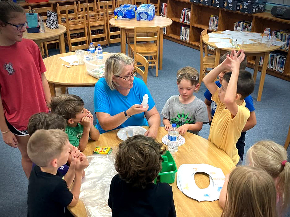 A teacher leading a session in their own classroom