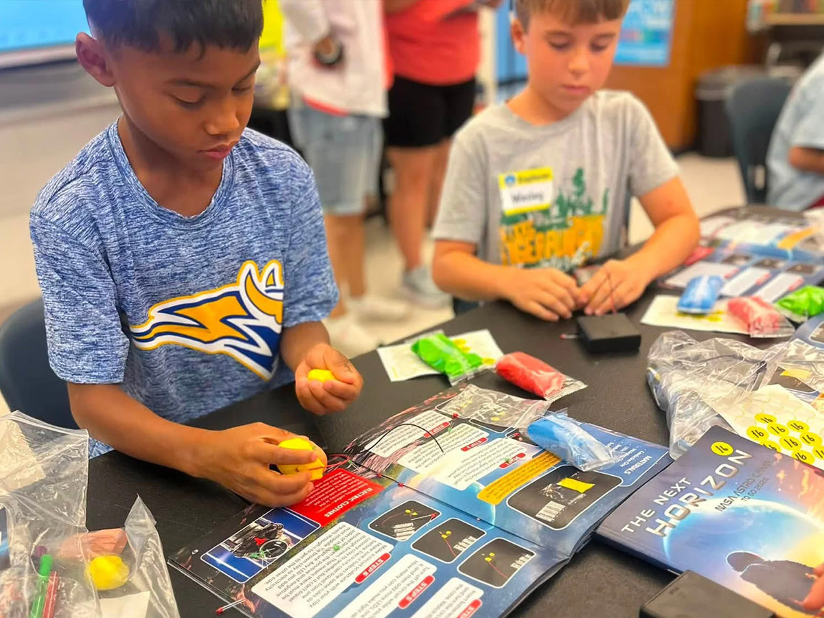 A NASA ASTRO CAMP TO GO STEM Club session